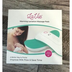 NEW LaVie Warming Lactation Massage Pads Heat & Vibration Rechargeable BPA Free